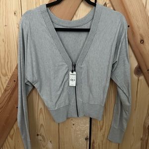 NWT- Express zip sweater